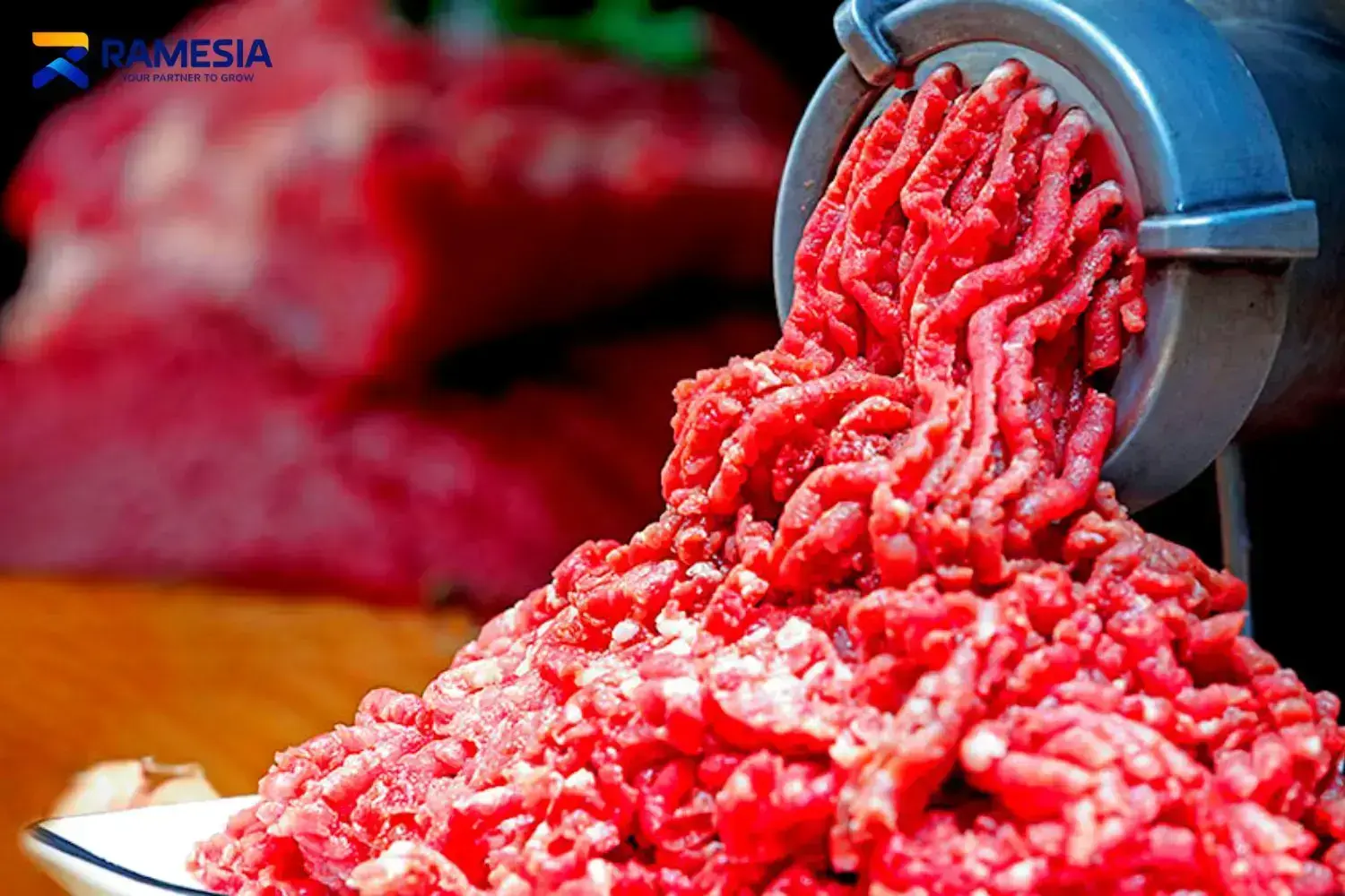 Daging Giling Daging sapi giling hasil pengolahan meat grinder