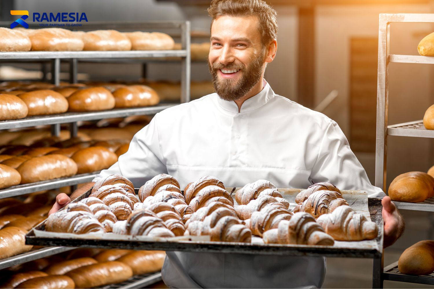 Baker With Croissant
