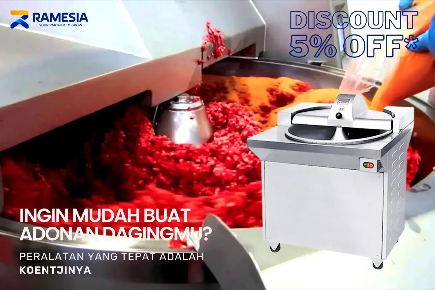 Bowl Cutter Promo Promo bowl cutter untuk produksi bakso