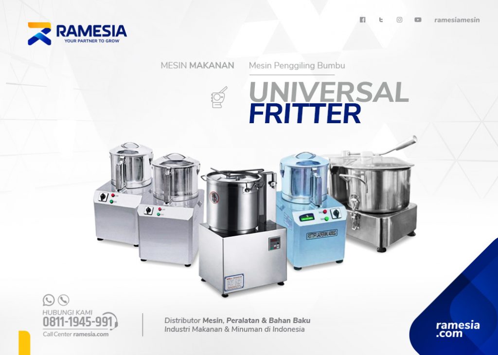 Mesin Giling Bumbu atau Universal Fritter Banner