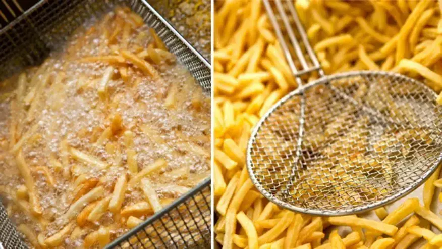 Proses menggoreng dengan vacuum fryer