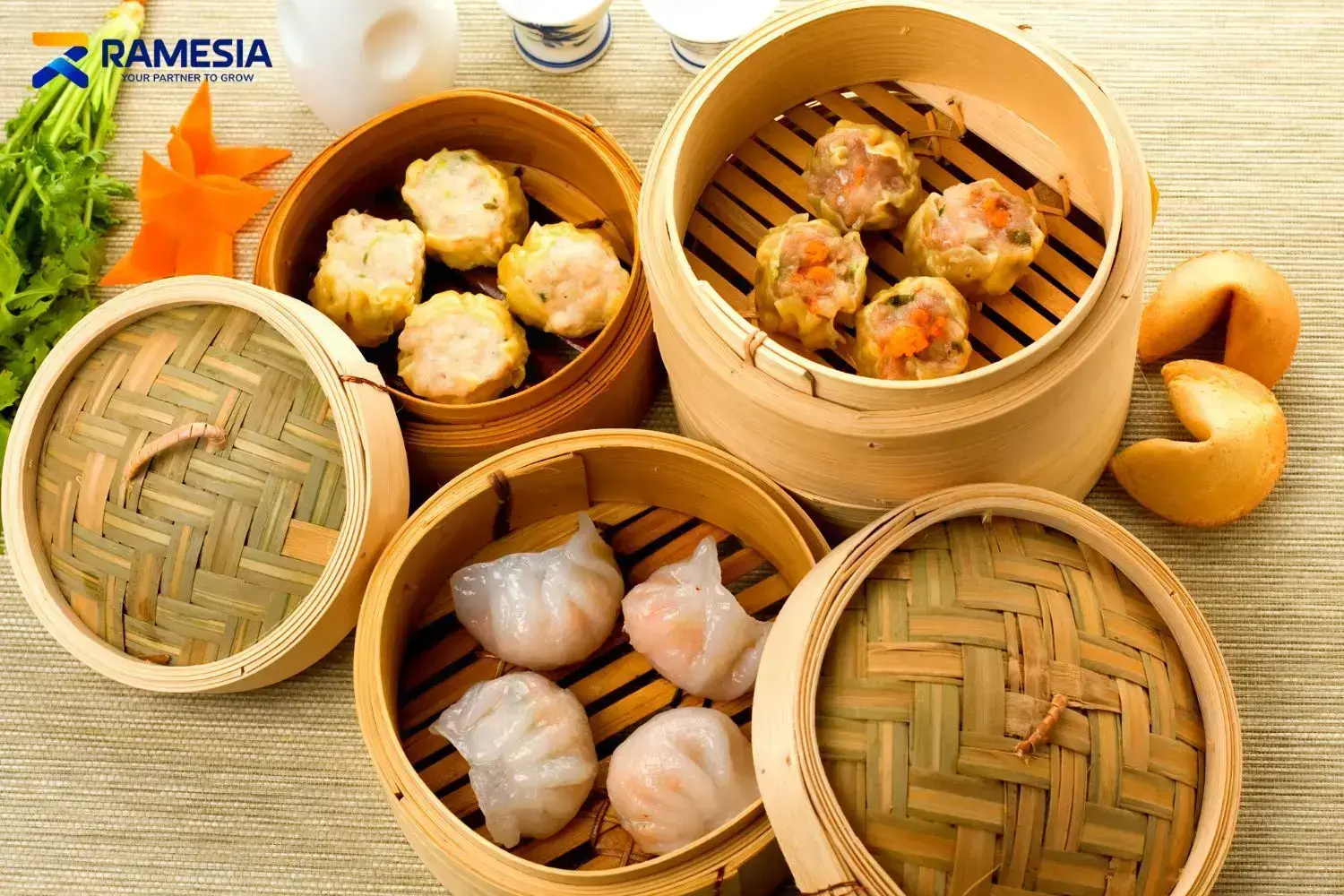 Siomay Dimsum Siomay dimsum hasil pengukusan