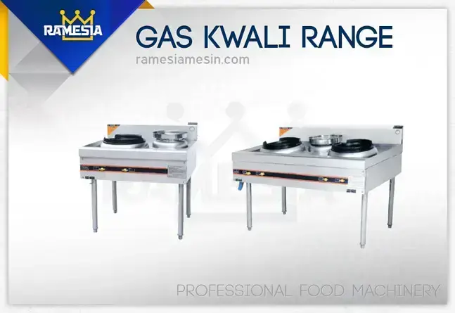 Gas kwali range untuk memasak dengan wok