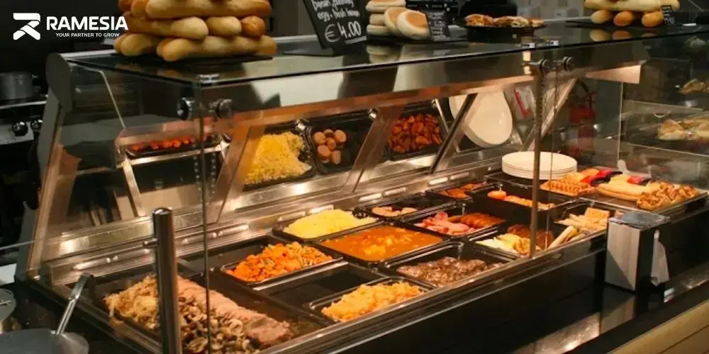 Aplikasi bain marie untuk makanan siap saji