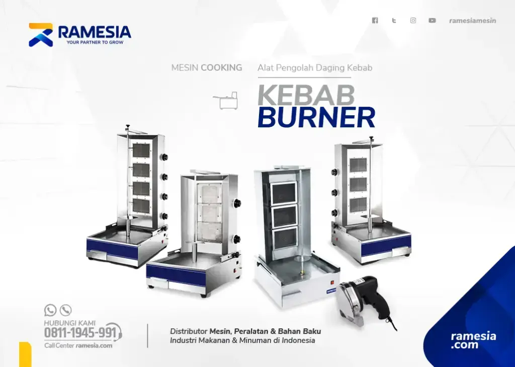 Mesin Kebab Burner Banner