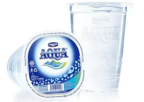 Minuman Gelas AMDK Minuman gelas hasil automatic cup sealing