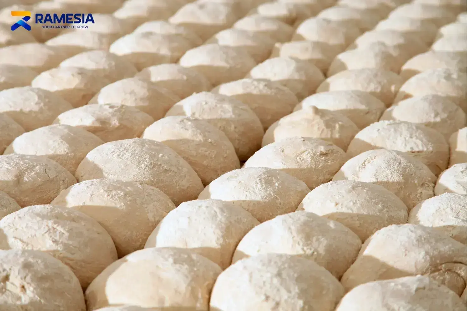 Adonan Roti Kalis Adonan roti kalis setelah proses pengadukan
