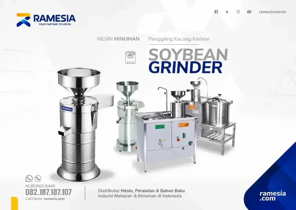 Mesin Susu Kedelai Banner Ramesia