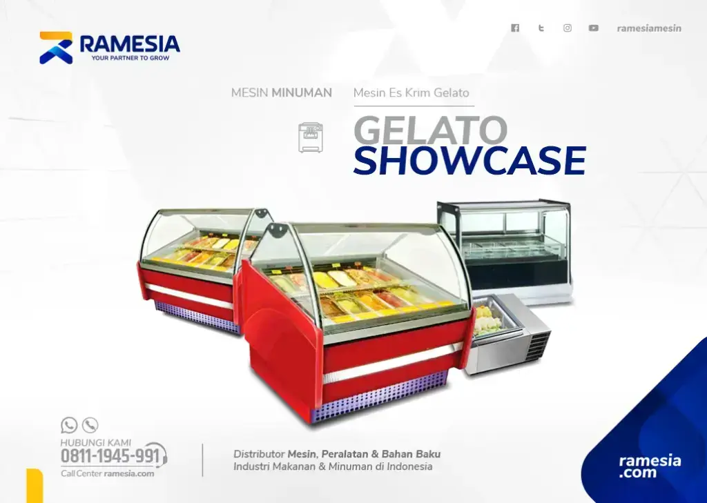 MESIN GELATO SHOWCASE BANNER