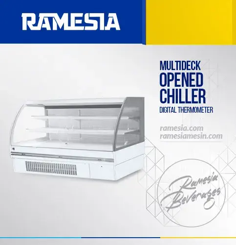 Chiller Multi Deck Opened
