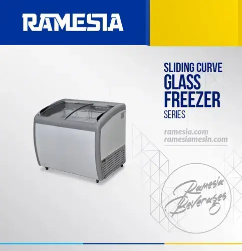 Freezer ice cream sliding curve SD-260BY