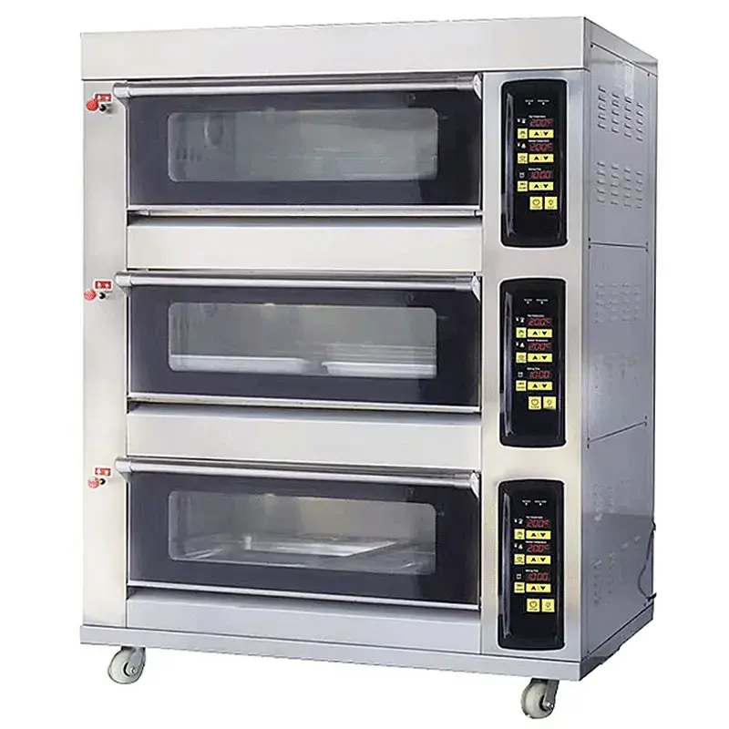 Oven Gas Digital 3 Deck 6 Loyang