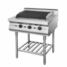 GETRA Gas Open Broiler Lava Rock RSD-3