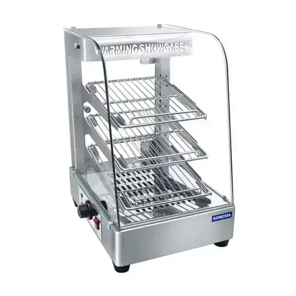 Display Warmer BV-861 Display warmer BV-861 stainless dengan tiga rak pemanas