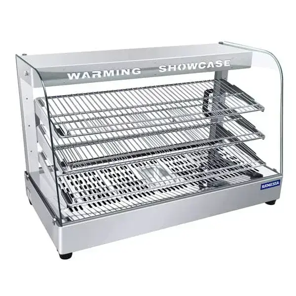 Display Warmer BV-863 Display warmer BV-863 stainless ukuran lebar dengan tiga rak