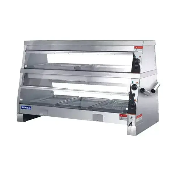 Hot Display Warmer DH-7PB Hot display warmer DH-7PB stainless dengan dua rak luas