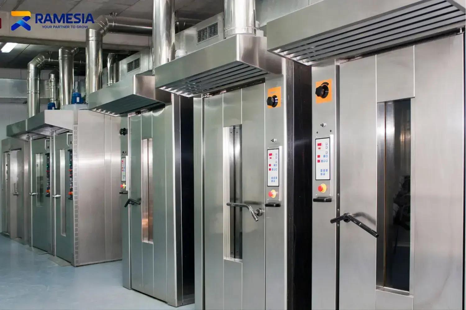 Instalasi oven rotary Ramesia untuk bakery
