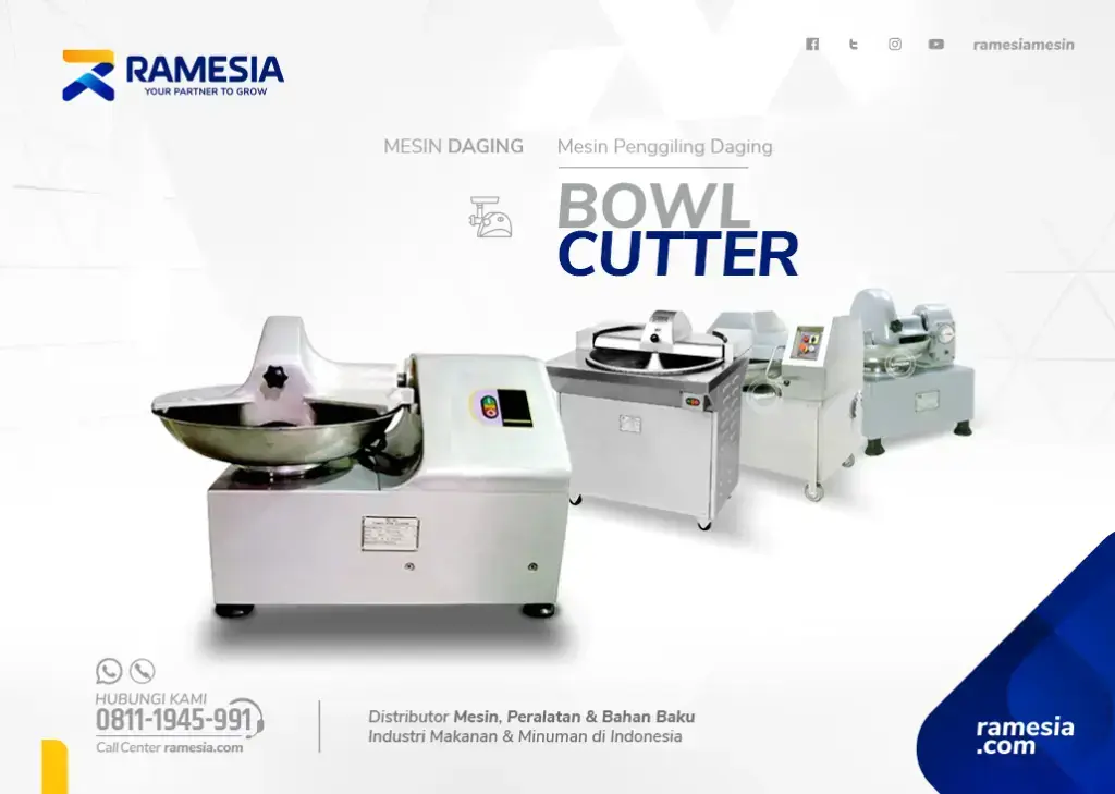 Mesin Giling Bakso Bowl Cutter Banner