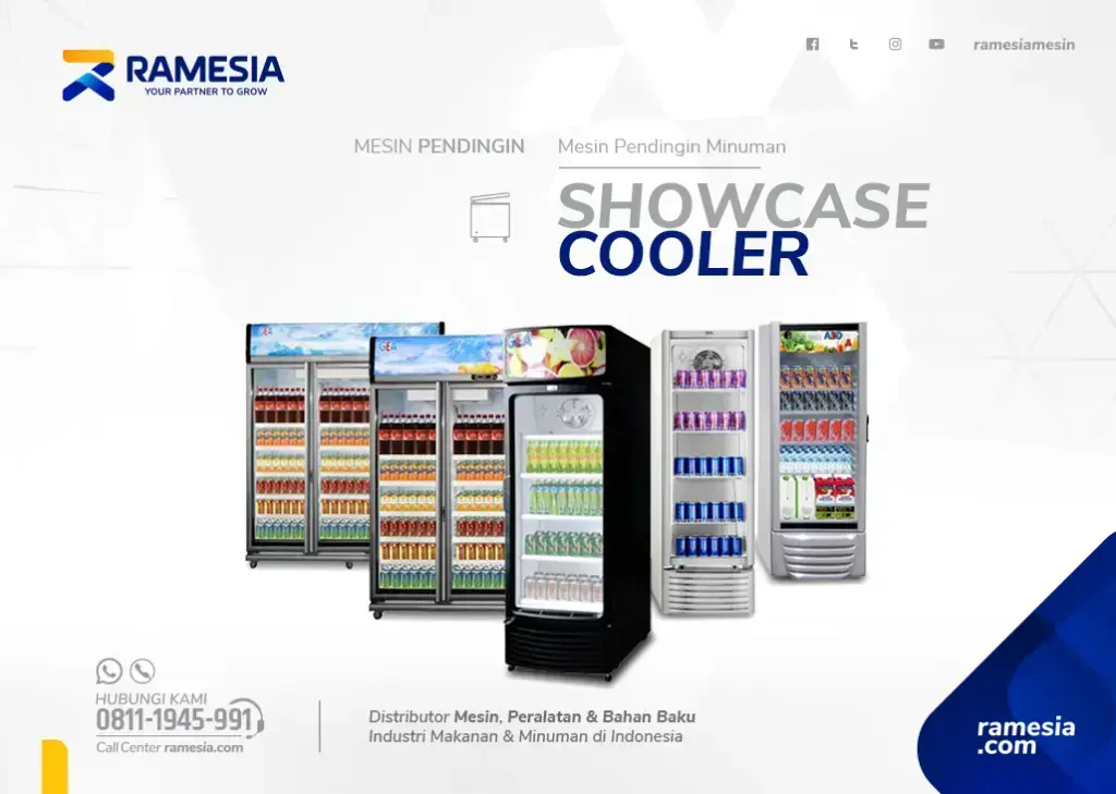 DISPLAY SHOWCASE COOLER BANNER