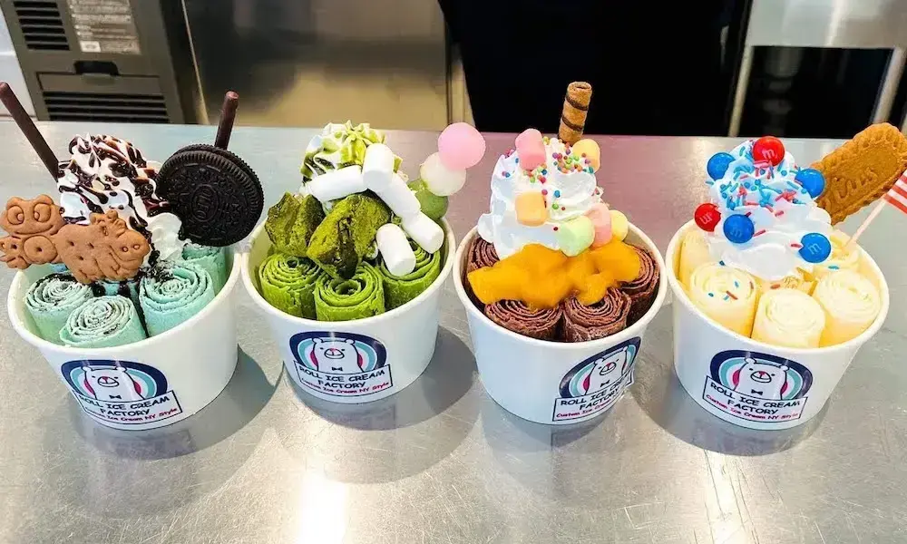 Es Krim Roll Gulung Es krim roll gulung untuk usaha dessert