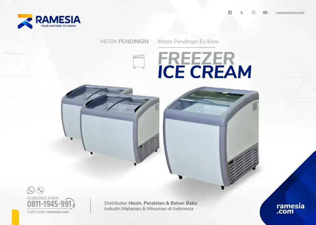 Freezer Es Krim Banner