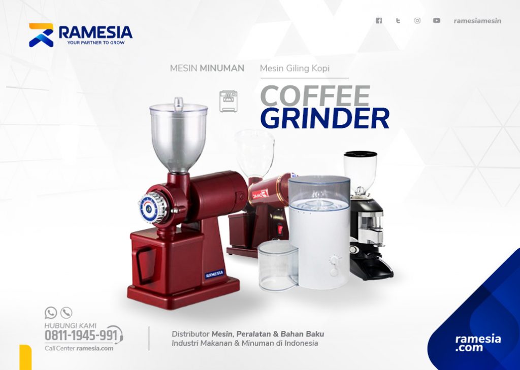 Grinder Kopi Banner