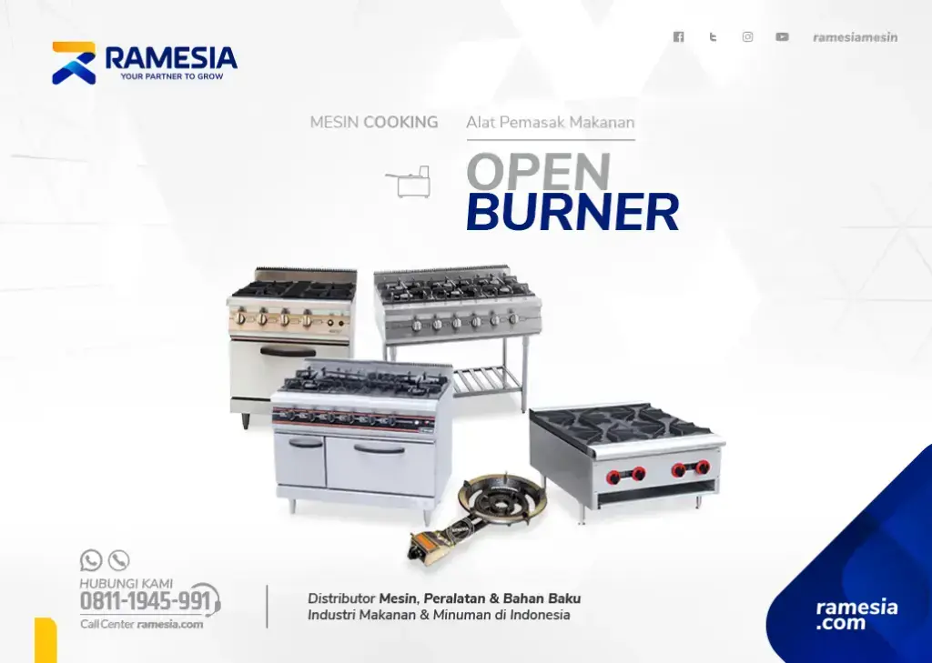Gas Open Burner Banner