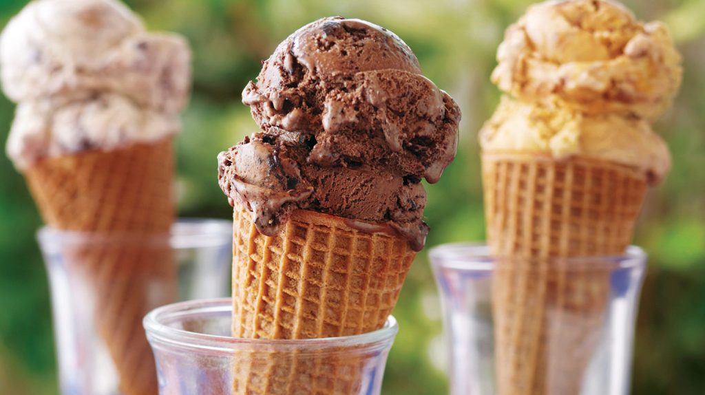 cetakan cone ice cream