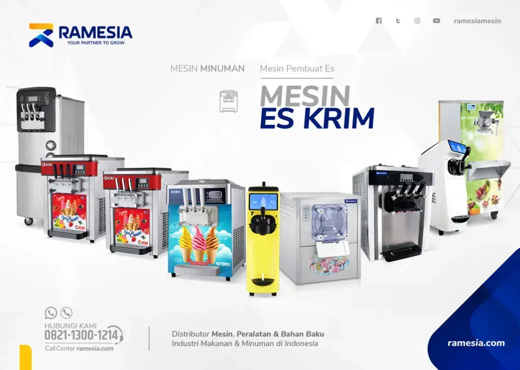 Mesin Es Krim Banner