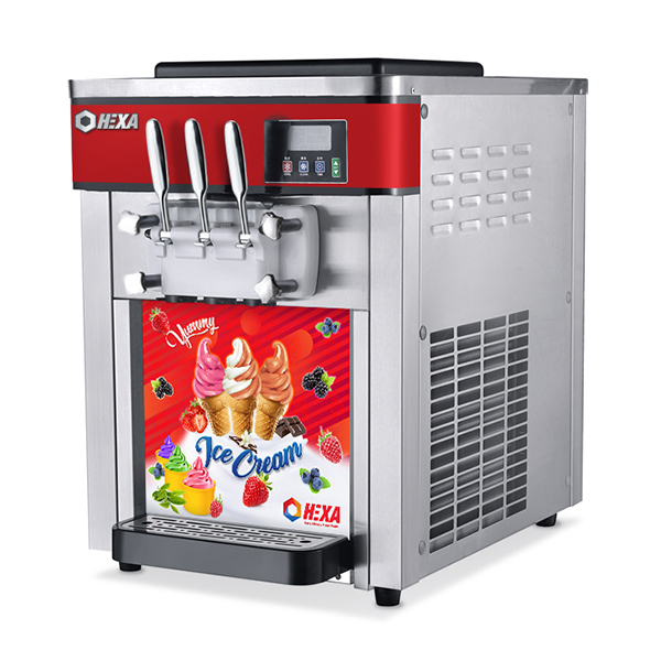 Soft Ice  Cream  Machine HEX BQL818BTS Ramesia Mesin  Indonesia