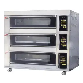 Oven Gas Digital 3 Deck 9 Loyang