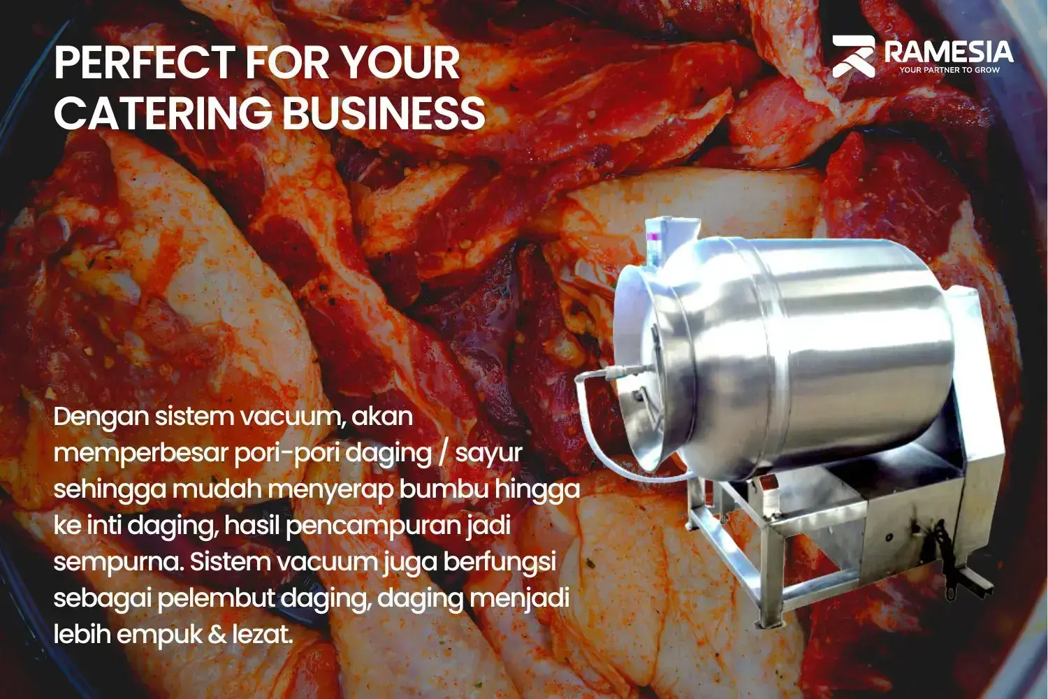 Mesin Marinasi Vacuum Mesin marinasi vacuum untuk daging berbumbu