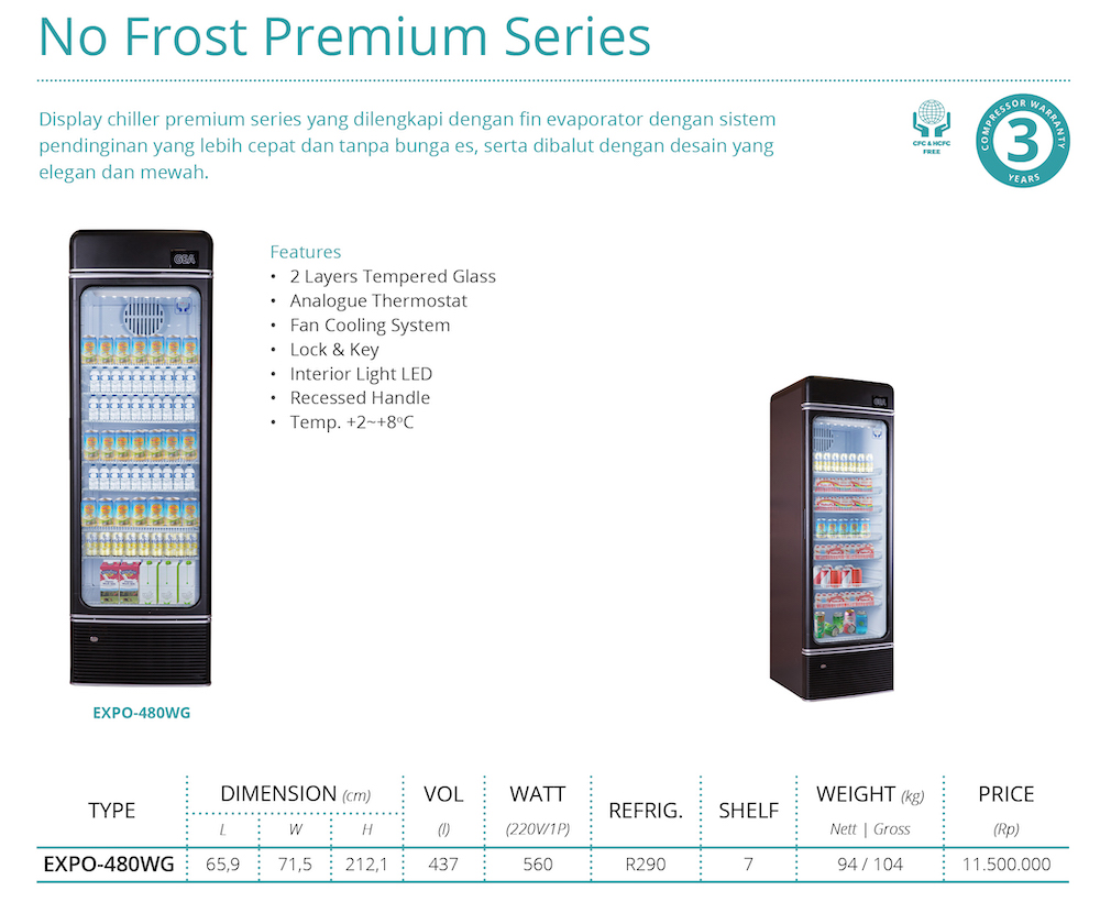 BANNER GEA DISPLAY COOLER EXPO-480WG