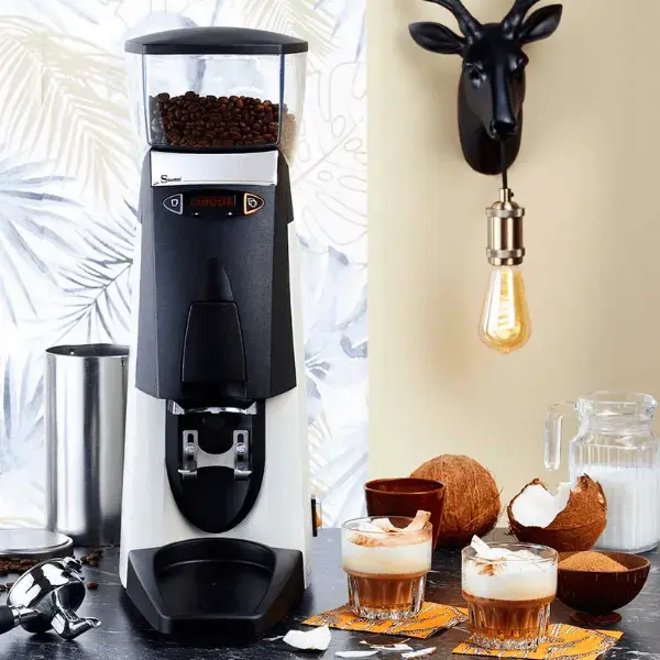 SANTOS On Demand Silent Coffee Grinder 55 White