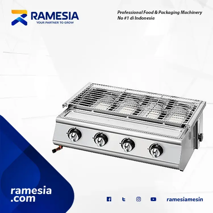 Gas Roaster Panggangan BS-214 Stainless