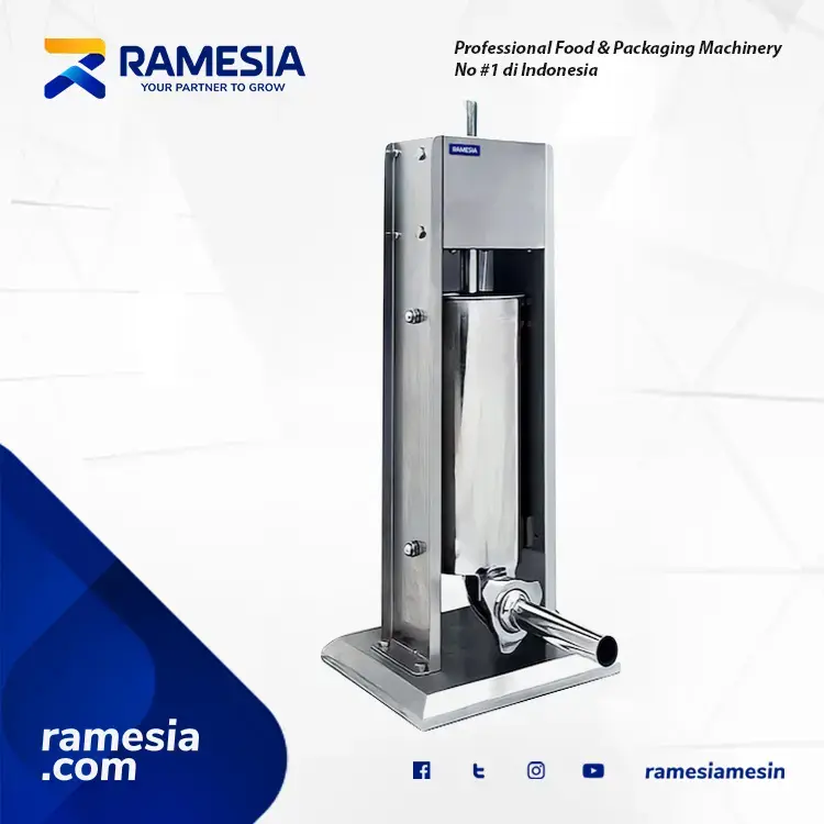 Mesin Cetak Sosis Manual Vertikal 7 Liter