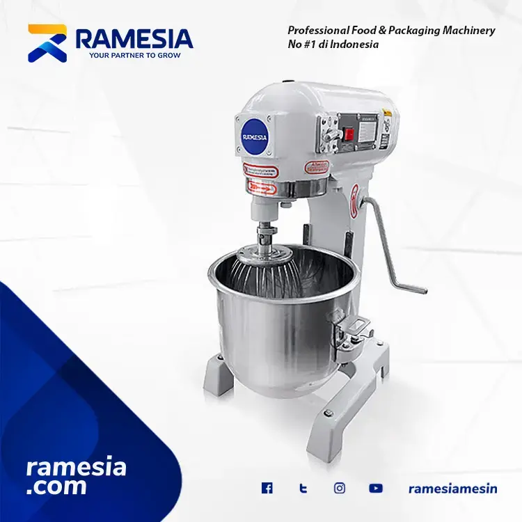 Planetary Mixer Roti 20 Liter