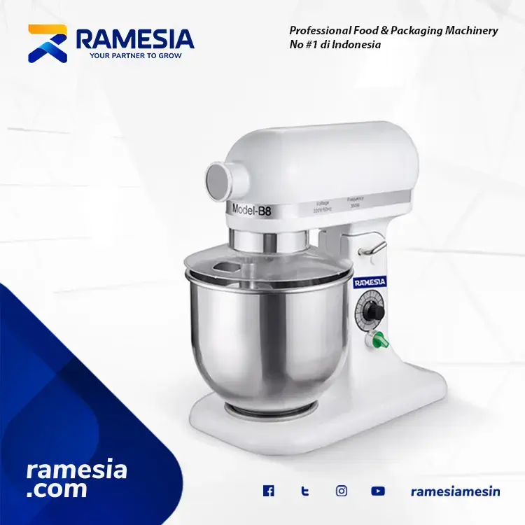 Planetary Mixer Roti 8 Liter Ramesia