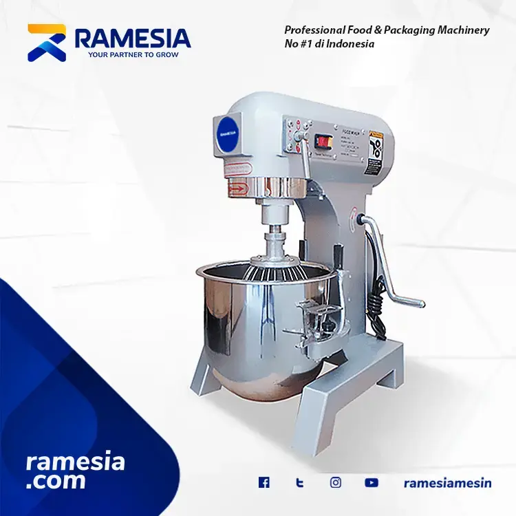 Planetary Mixer Roti SIlver