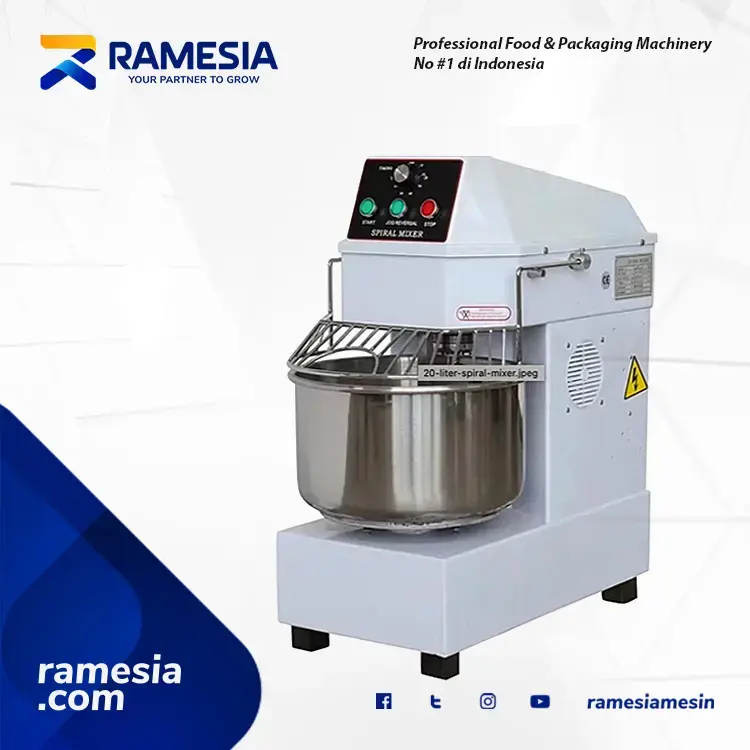 Spiral Mixer Roti Ramesia